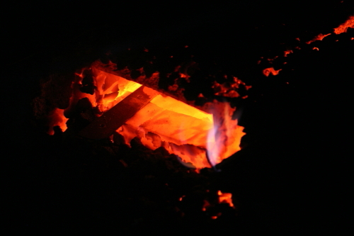 包丁の焼き入れの画像